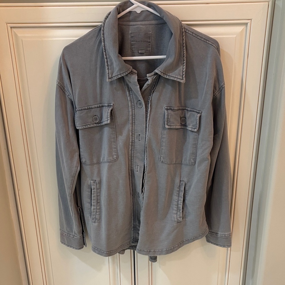 Thread & Supply Gray Utility Jacket